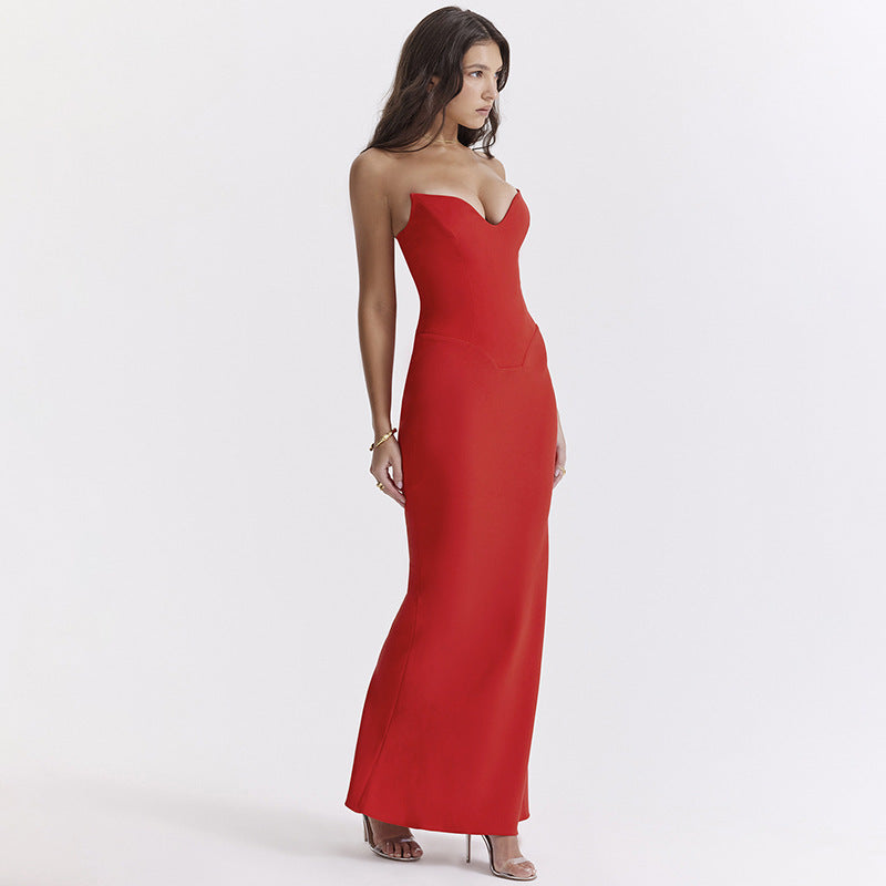 BHstyle Schlichtes Meerjungfrau-StilSatin Ball-Gown Lang Elfenbein Elegantes Anlassmodekleid